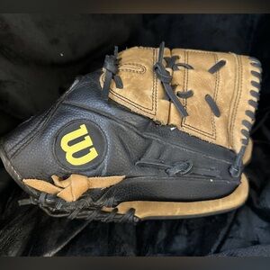 Wilson Pro Select Baseball Glove A2476 Leather Dual Hinge RHT 12 1/2" Mitt